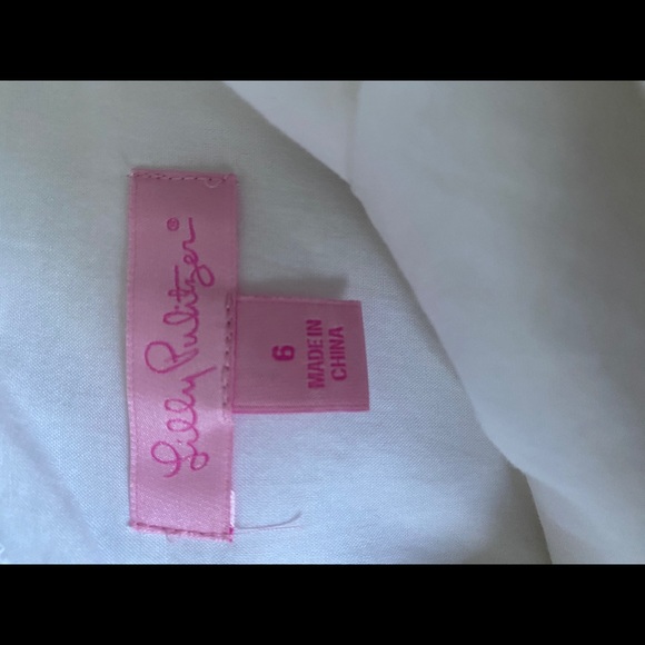 Lilly Pulitzer NWT White Eyelet Shayna Dress - Picture 6 of 12